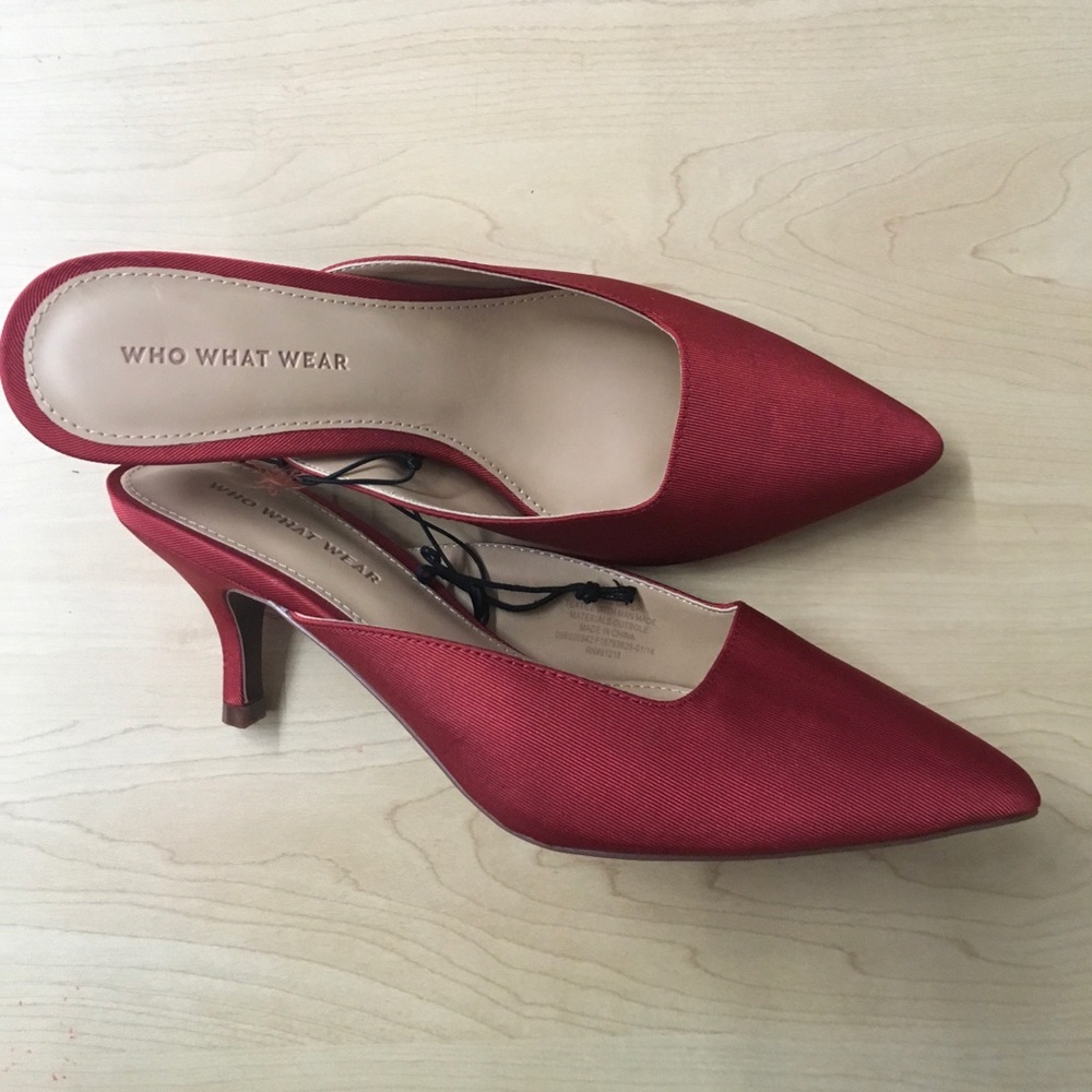 Women’s coco grograin kitten heeled mules